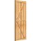 Ekena Millwork Framed Board-n-Batten Shutters w/Z-Bar, Rough Sawn Western Red Cedar, 21 1/2W x 54H, PR RBF06Z21X054RWR - alternate 2
